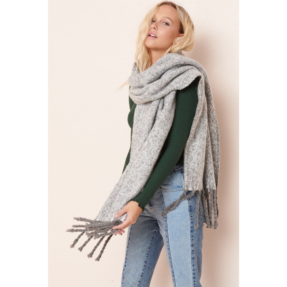 Garage Chunky Scarf - Cool Grey Mix